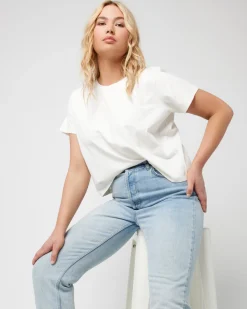 Sale All Day Top - Cream Tops|Basics