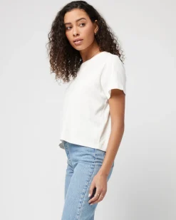 Sale All Day Top - Cream Tops|Basics