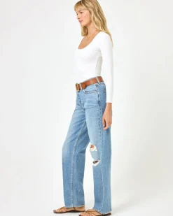 Online Ashlyn Long Sleeve - White Loungewear|Tops