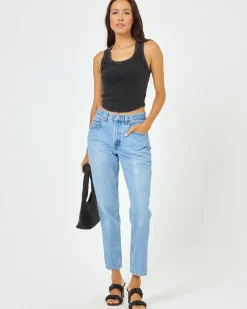 Fashion Ash Tank - Black Basics|Tops