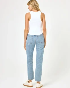 Best Ash Tank - White Loungewear|Basics
