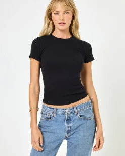 Outlet Be My Baby Tee - Black Tops|Basics