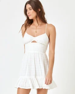 Hot Bonita Dress - Cream Dresses
