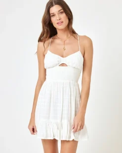 Hot Bonita Dress - Cream Dresses