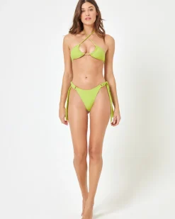 Sale Brielle Bikini Top - Kiwi Triangle|Bikini Tops