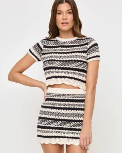 Outlet Caicos Skirt - Caicos Stripe Sets|Bottoms