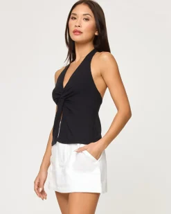 Discount Callie Halter - Black Tops