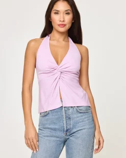 Fashion Callie Halter - Light Iris Tops