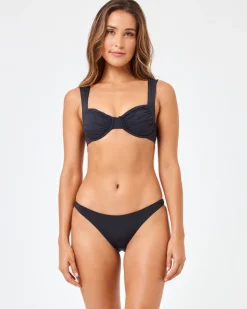 Clearance Camacho Bikini Bottom - Black Bikini Bottoms