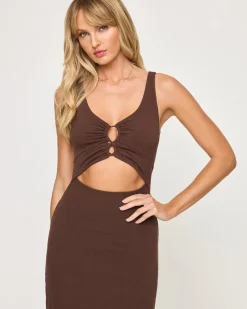 New Camille Dress - Espresso Dresses