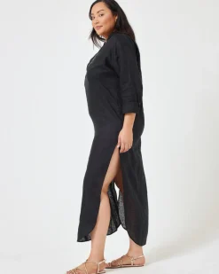 New Capistrano Tunic - Black Cover-ups
