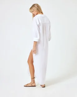 Fashion Capistrano Tunic - White Cover-ups