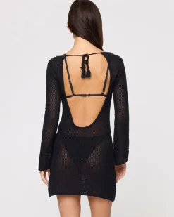 New Cleo Cover Up Dress - Black Cover-ups