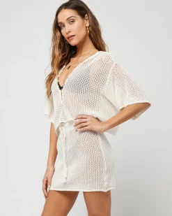 Online Coast Is Clear Skirt - Cream Sets|Cover-ups