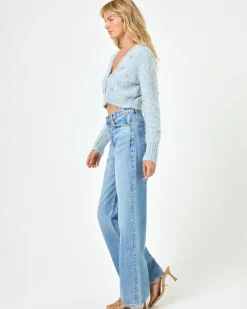Hot Crystal Cardigan - Dove Sweaters