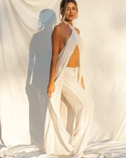 New Cyrus Cover-Up - Cream Cover-ups|Tops