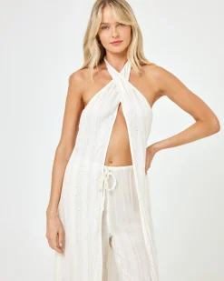 New Cyrus Cover-Up - Cream Cover-ups|Tops