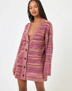 Sale Demi Cardigan - Sundown Space Dye Sets|Loungewear