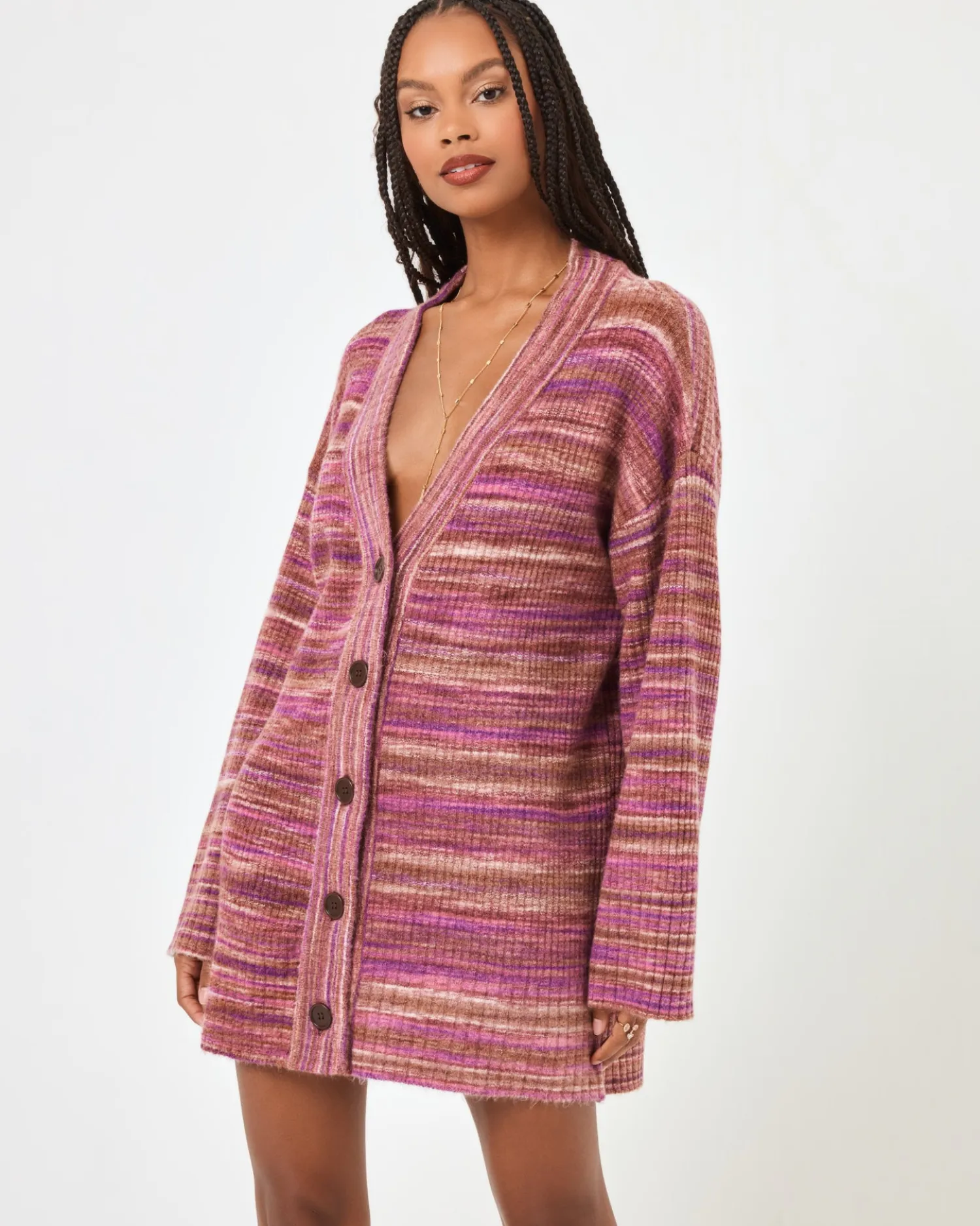 Sale Demi Cardigan - Sundown Space Dye Sets|Loungewear