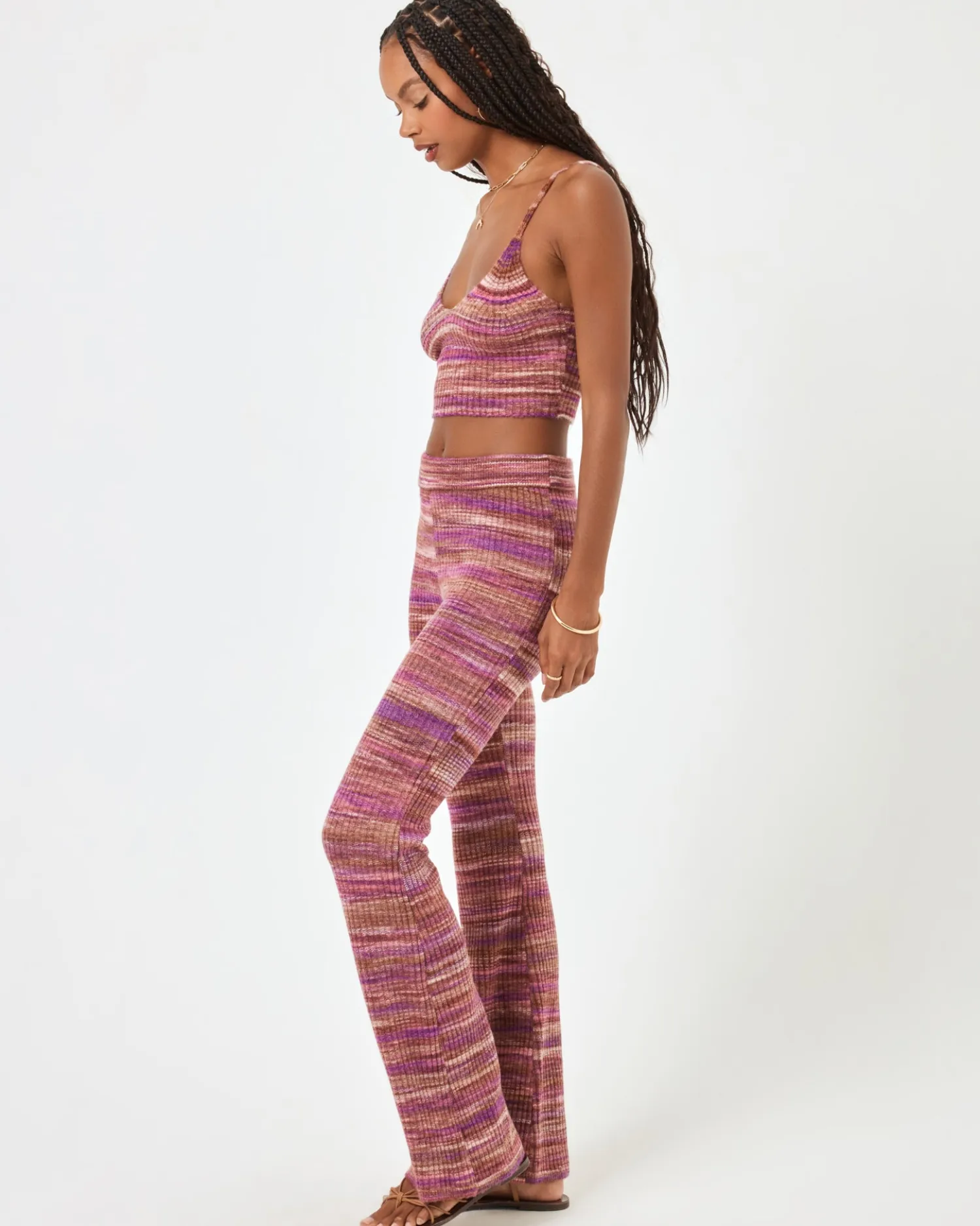 Hot Demi Top - Sundown Space Dye Sets|Loungewear