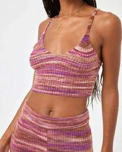 Hot Demi Top - Sundown Space Dye Sets|Loungewear
