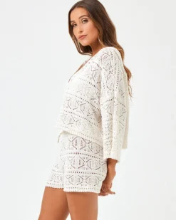 New Diamond Eyes Short - Cream Sets|Cover-ups
