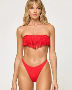 Hot Dixie Bikini Top - Flame Bandeau|Bikini Tops