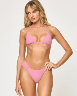 Hot Dolce Bikini Bottom - Fleur Bitsy|Bikini Bottoms