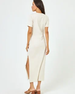 Hot Drew Dress - Cream Basics|Dresses