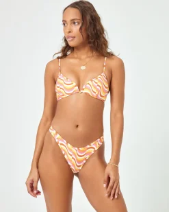 New Eco Chic Econyl® Whiplash Bikini Bottom Bikini Bottoms