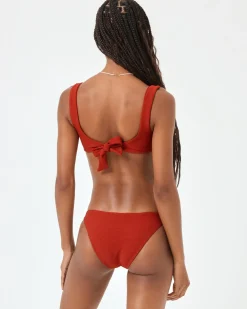 New Eco Chic Repreve® Camacho Bikini Bottom - Redwood Bralette|Bikini Bottoms