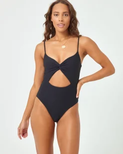 Online Eco Chic Repreve® Kyslee One Piece Swimsuit - Black Classic|One Pieces