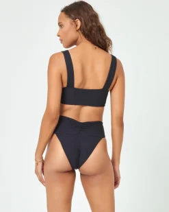 Best Eco Chic Repreve® Marlee Bikini Top - Black Bralette|Bikini Tops