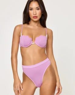 Online Frenchi Bikini Bottom - Mauve High Waist|Bitsy