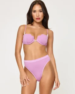 Online Frenchi Bikini Bottom - Mauve High Waist|Bitsy