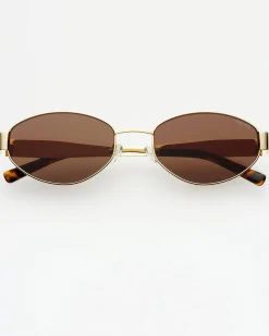 New Freyrs Soho Sunglasses - Gold Sunglasses