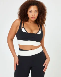 Clearance Full Force Bra - Black-Cream Tops & Bras