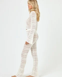 Discount Golden Hour Pant - Cream Cover-ups