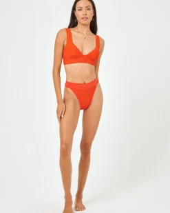 New Hailey Bikini Top - Pimento Bralette|Bikini Tops