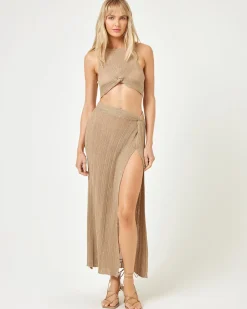 Best Heart Of Gold Skirt - Metallic Gold Sets|Bottoms