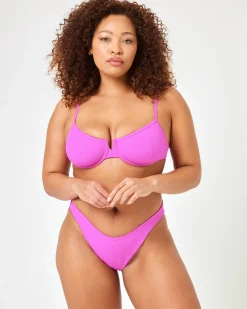 Hot Hunter Bikini Top - Bright Fuchsia Underwire|Bikini Tops