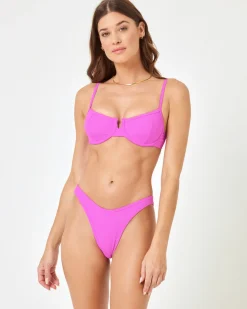 Hot Hunter Bikini Top - Bright Fuchsia Underwire|Bikini Tops