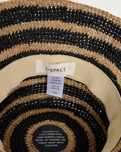 Hot Isadora Bucket Hat - Natural-Black Hats