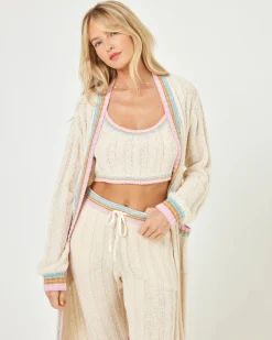 Outlet Ivy Cardigan - Tapioca Sets|Loungewear