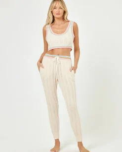 Clearance Ivy Pant - Tapioca Sets|Loungewear