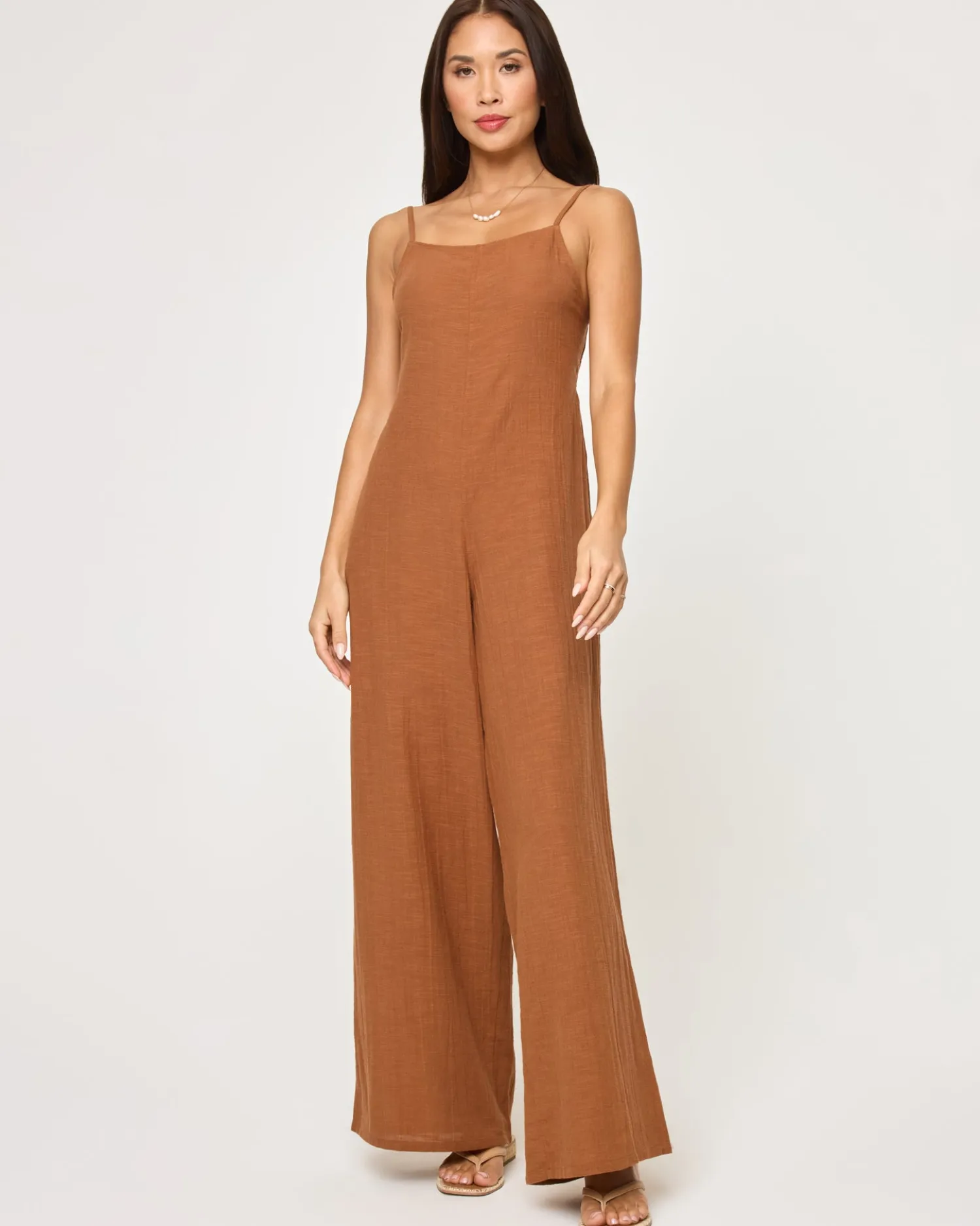 Clearance Jaida Jumpsuit - Brown Sugar Rompers & Jumpers