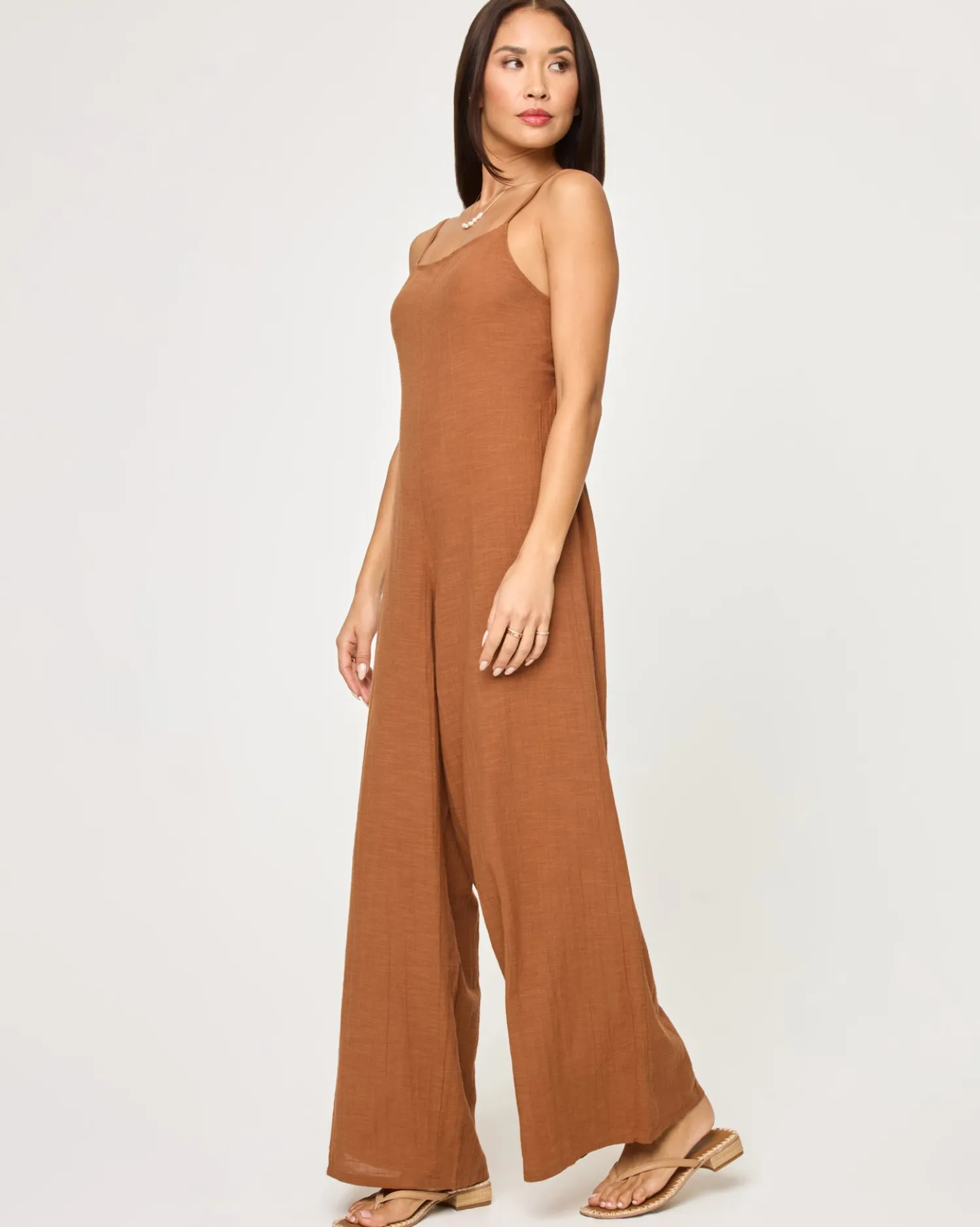 Clearance Jaida Jumpsuit - Brown Sugar Rompers & Jumpers