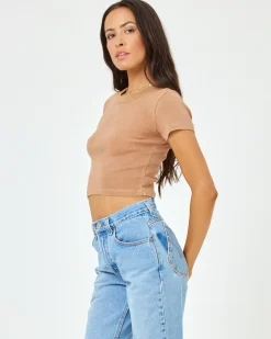 Online Julia Top - Camel Basics|Tops