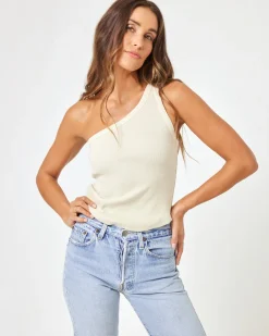 Discount Kylie Tank - Bone Tops|Basics