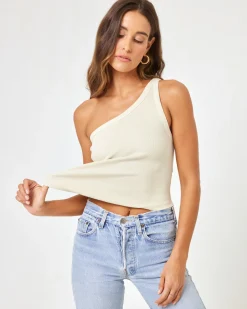 Discount Kylie Tank - Bone Tops|Basics